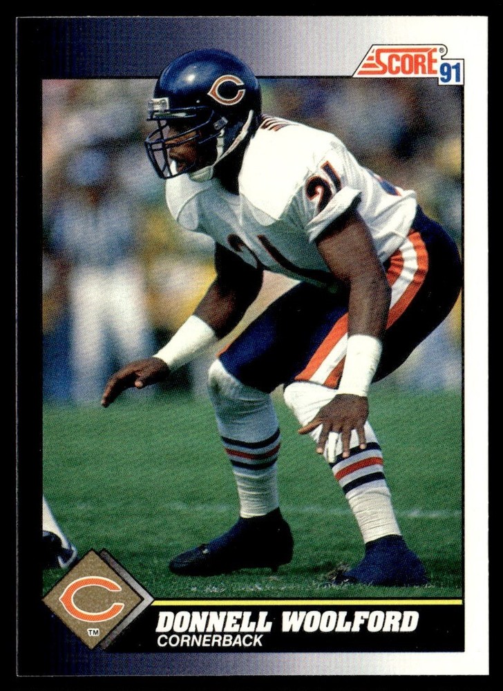 1991 Score Donnell Woolford Chicago Bears #548