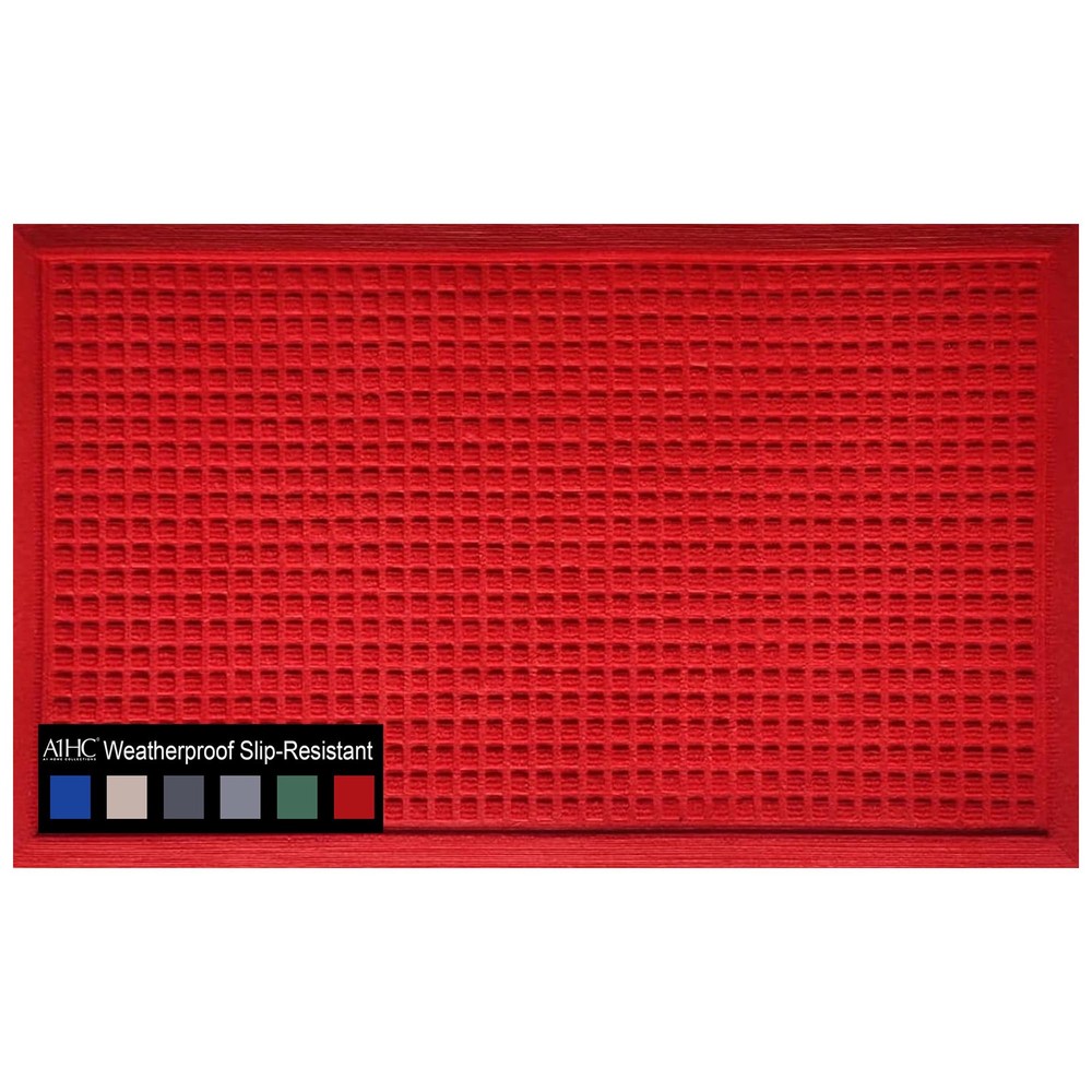 A1HC Premium All-Weather Polyester Door Mat – Superior Dirt & Moisture Absorbing, Durable & Stylish for Indoor/Outdoor Use