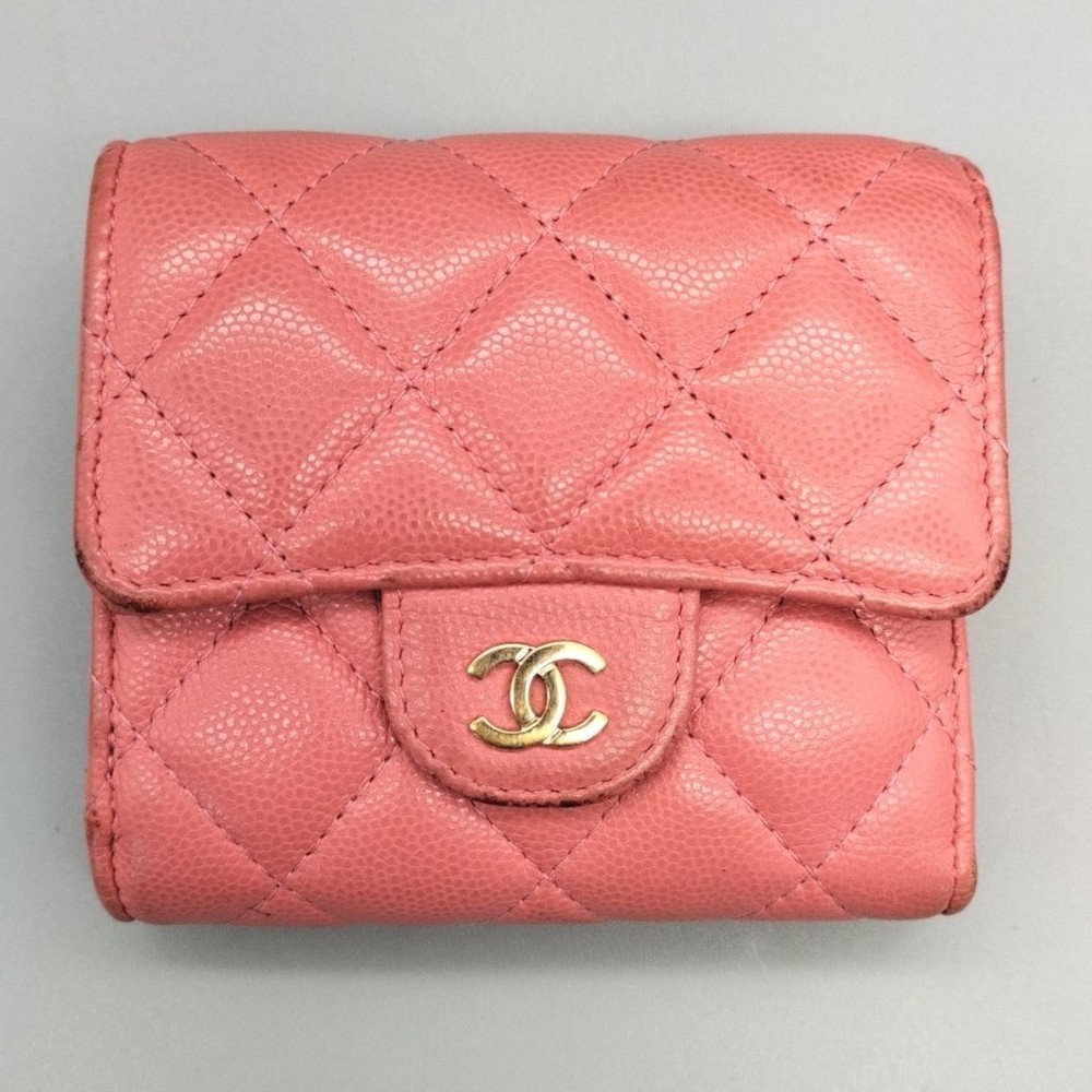 Chanel Matelasse Small Flap Wallet in Quilted Leather