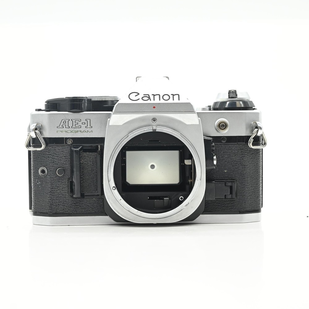 Canon AE-1 Program SLR Film Camera Body AE1 Program Chrome #206
