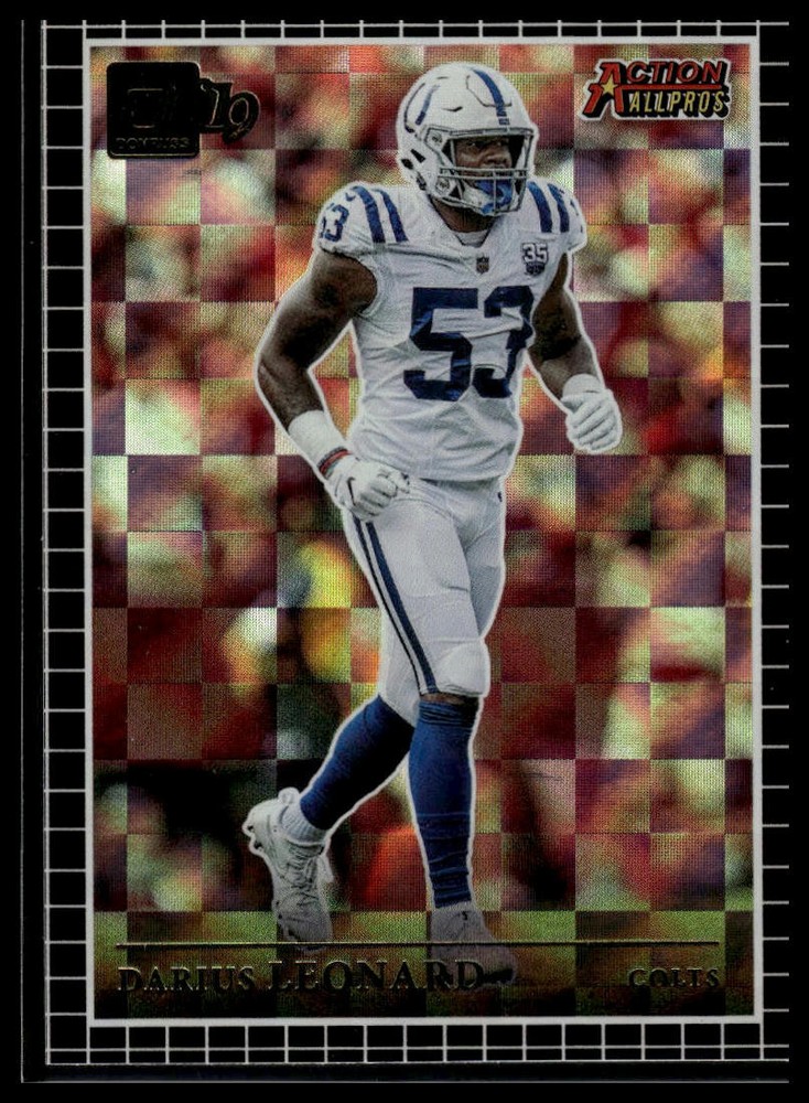 2019 Donruss AAP-8 Darius Leonard Action All-Pros Football Card