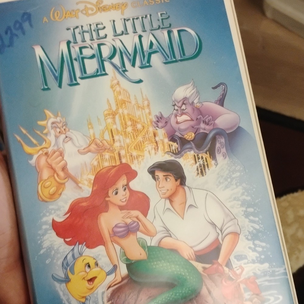 Walt Disney Classic The Little Mermaid VHS NTSC Animation G Walt Disney Home Vi…