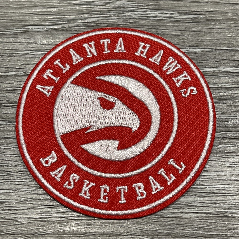 Atlanta Hawks Patch Embroidered Iron 2.85x2.85 Inch