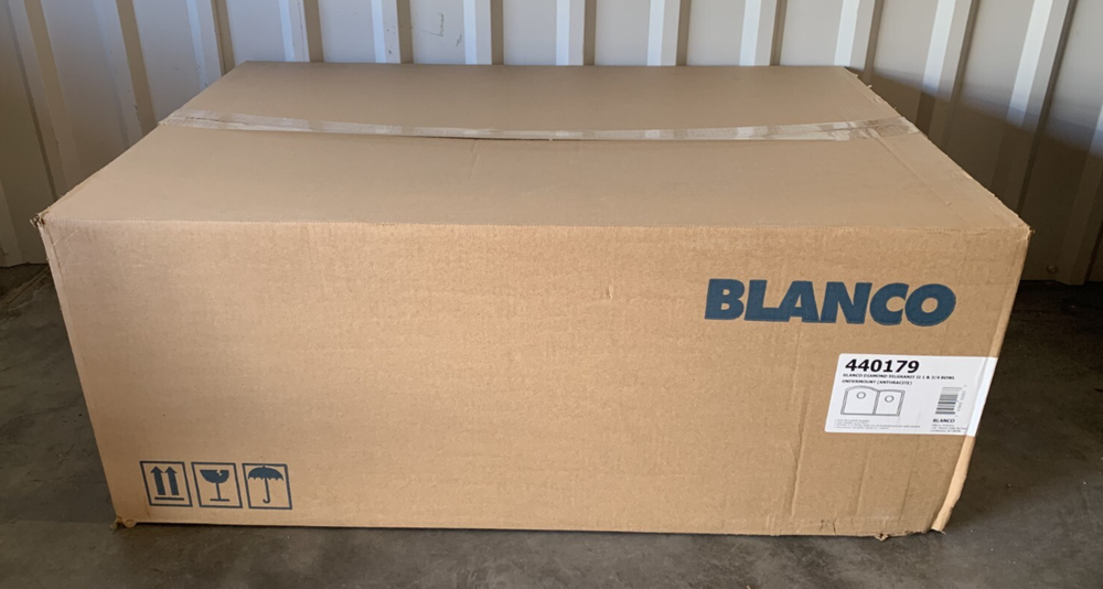 Viega Blanco Diamond Silgranit 1.75 Bowl Undermount Kitchen Sink