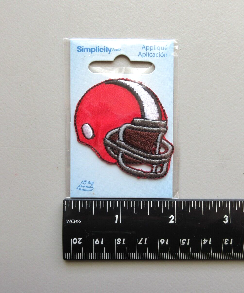FOOTBALL HELMET JACKET VEST HAT CLOTHING CRAFTS BACKPACK HANDBAGS IRON ON PATCH