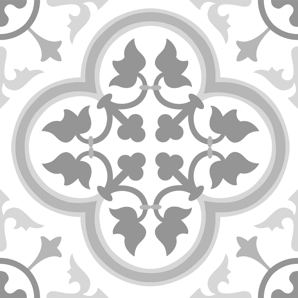 FloorPops FP2953 Remy Peel & Stick Floor Tiles Grey