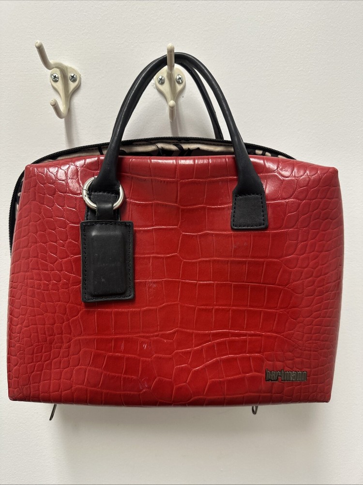 Vintage Hartmann Toiletry/cosmetic makeup Bag As Is 13” X 10”