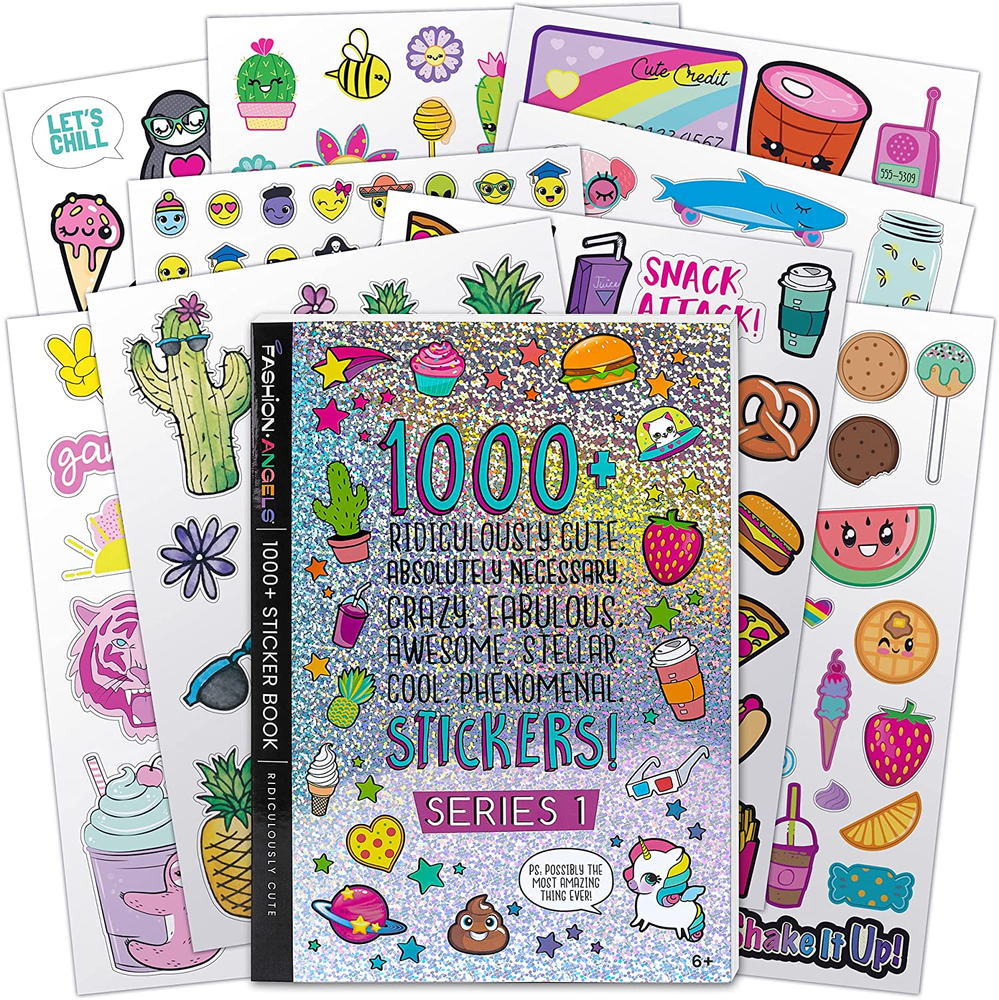 Fashion Angels 1000+ Ridiculously Cute Stickers for Kids - Fun Craft Stickers fo