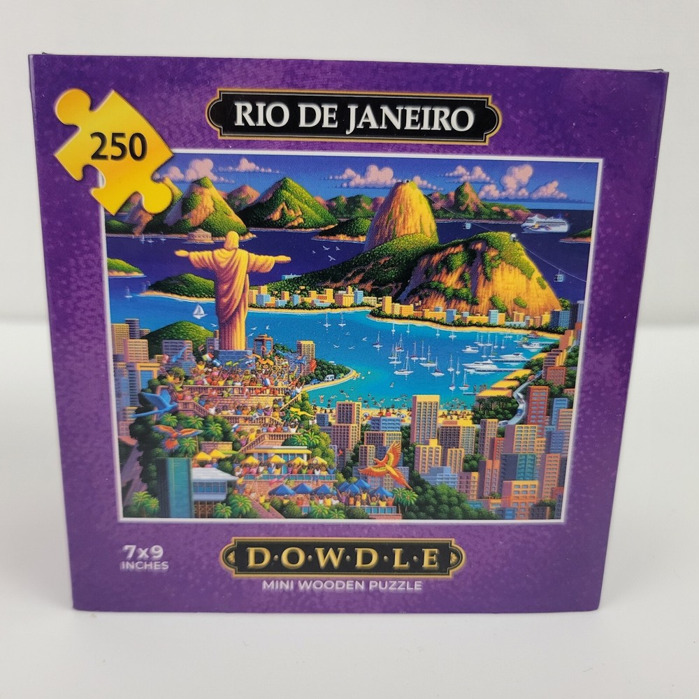 RIO DE JANEIRO 250 Piece Mini Wooden Jigsaw Puzzle 7