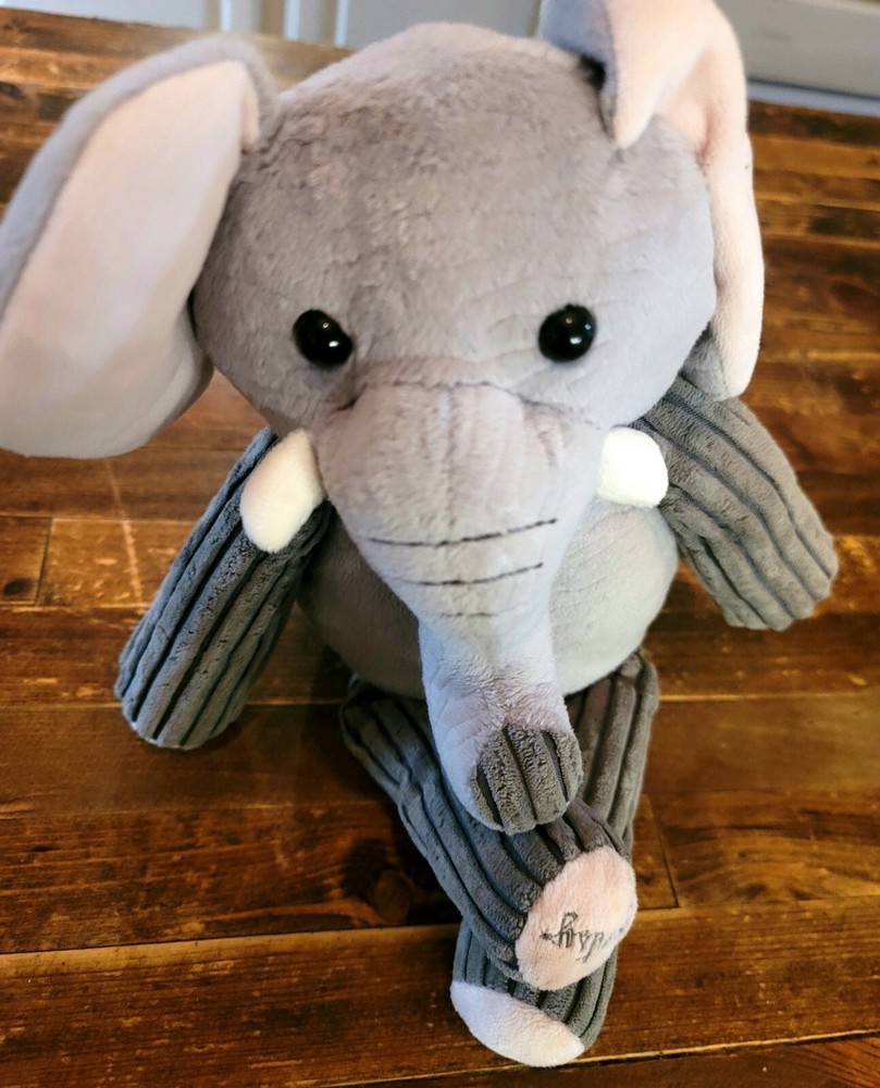 Scentsy Buddy Ollie Gray Retired Elephant Plush Stuffed Animal 14 Inch