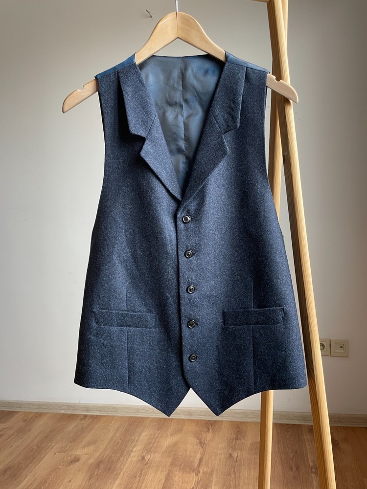 Walker Slater Edward Tweed Wool Waistcoat UK 42R Classic Fit