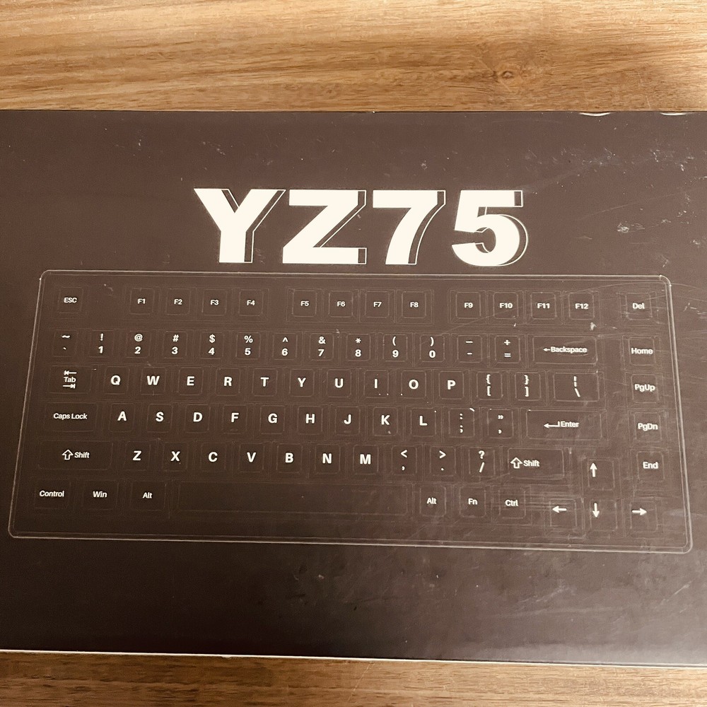 YUNZII YZ75 75% Hot Swappable Wireless Gaming Mechanical Keyboard, BT 5.0, 2.4G