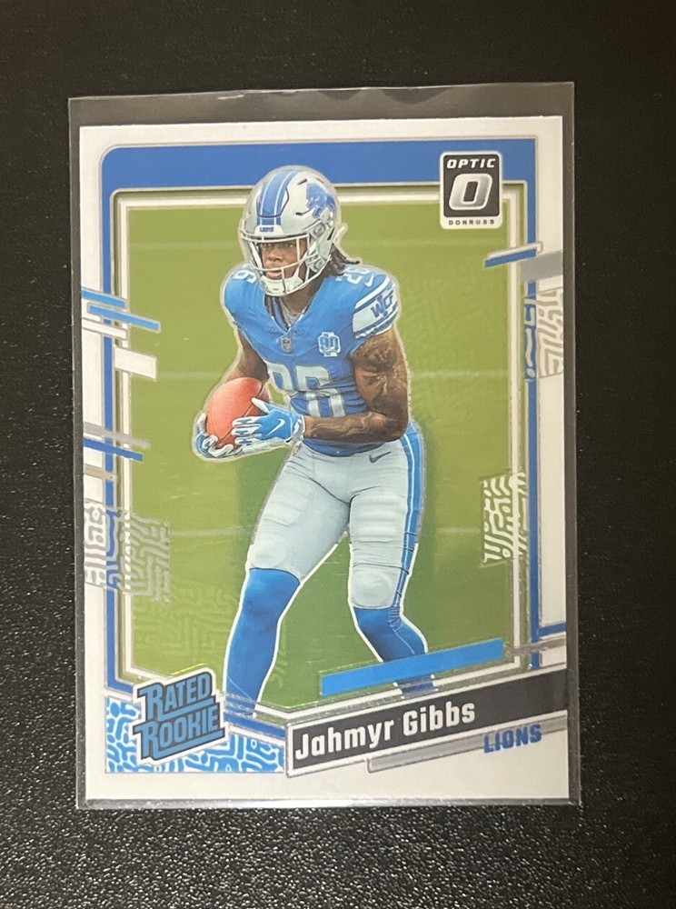 2023 Panini Donruss Optic Jahmyr Gibbs Rated Rookie RC #236 Detroit Lions