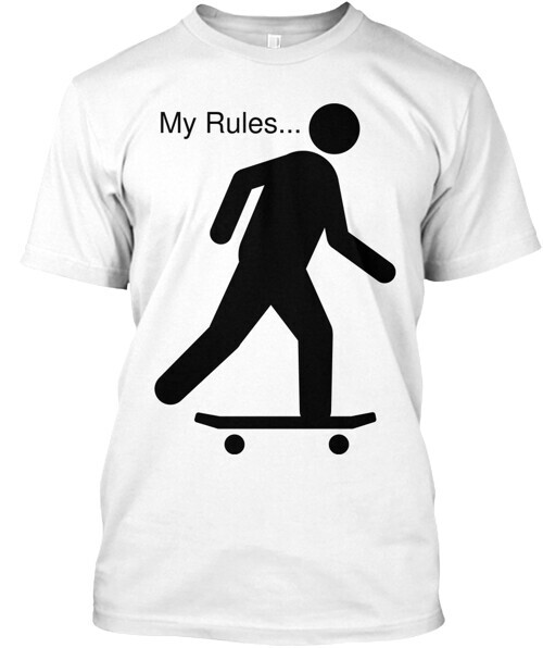 My Rules Tee T-shirt Made in the USA Size S to 5XL