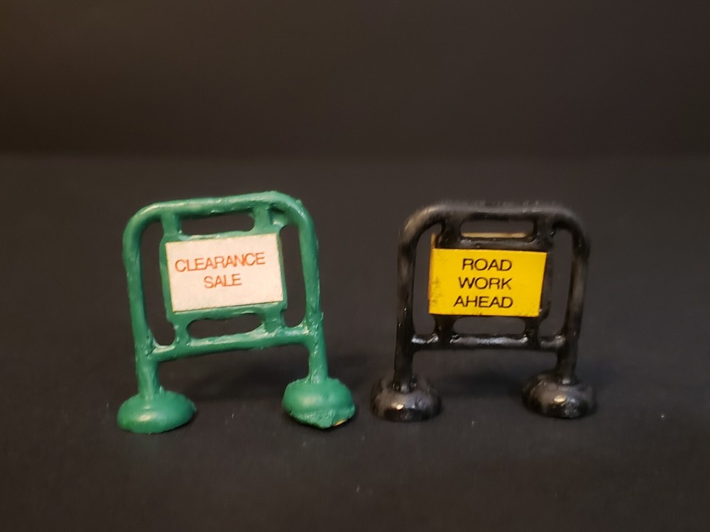 Holiday Time Santa's Workbench Christmas Village with Road Signs  -image