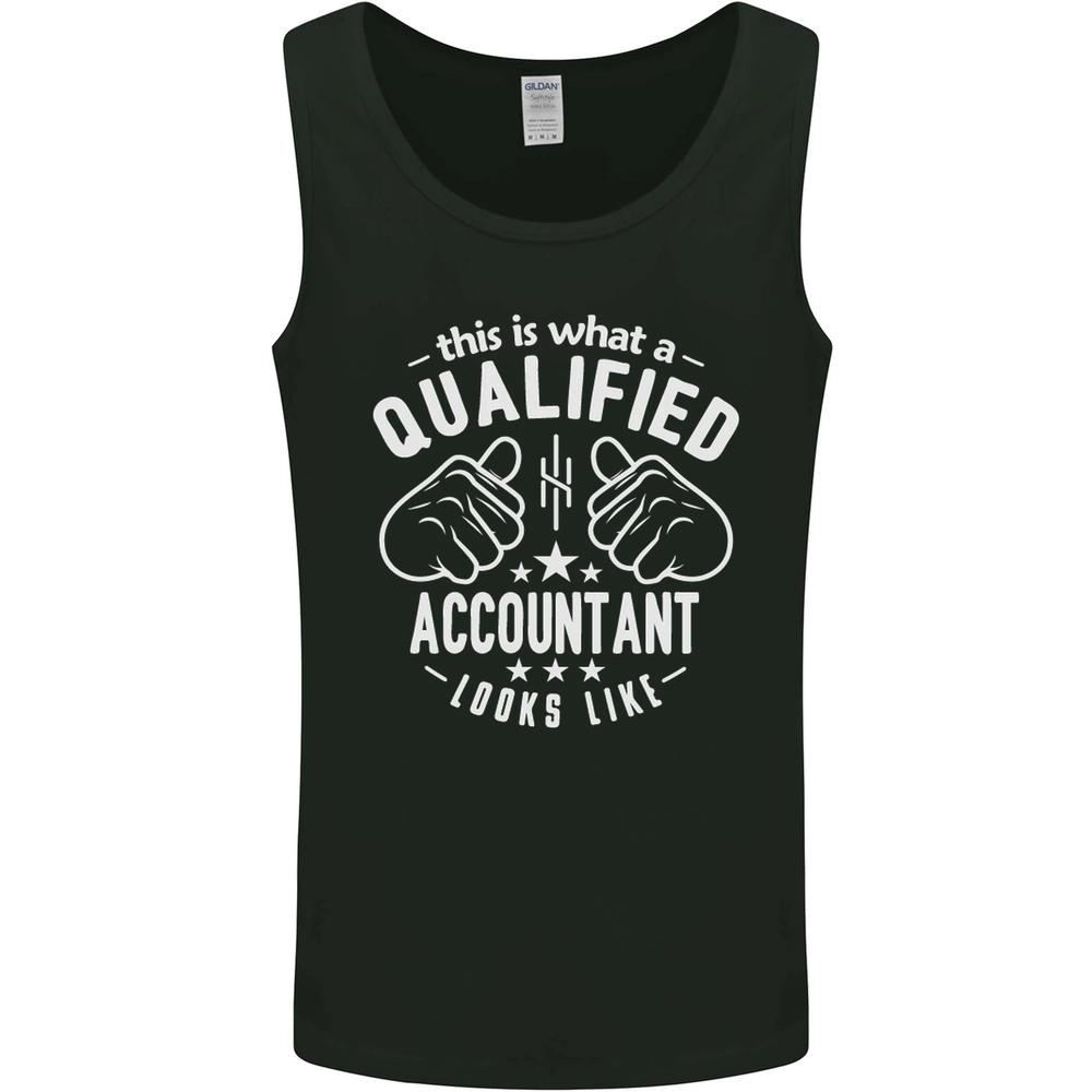 A Qualified Accountant Looks Like Mens Vest Tank Top