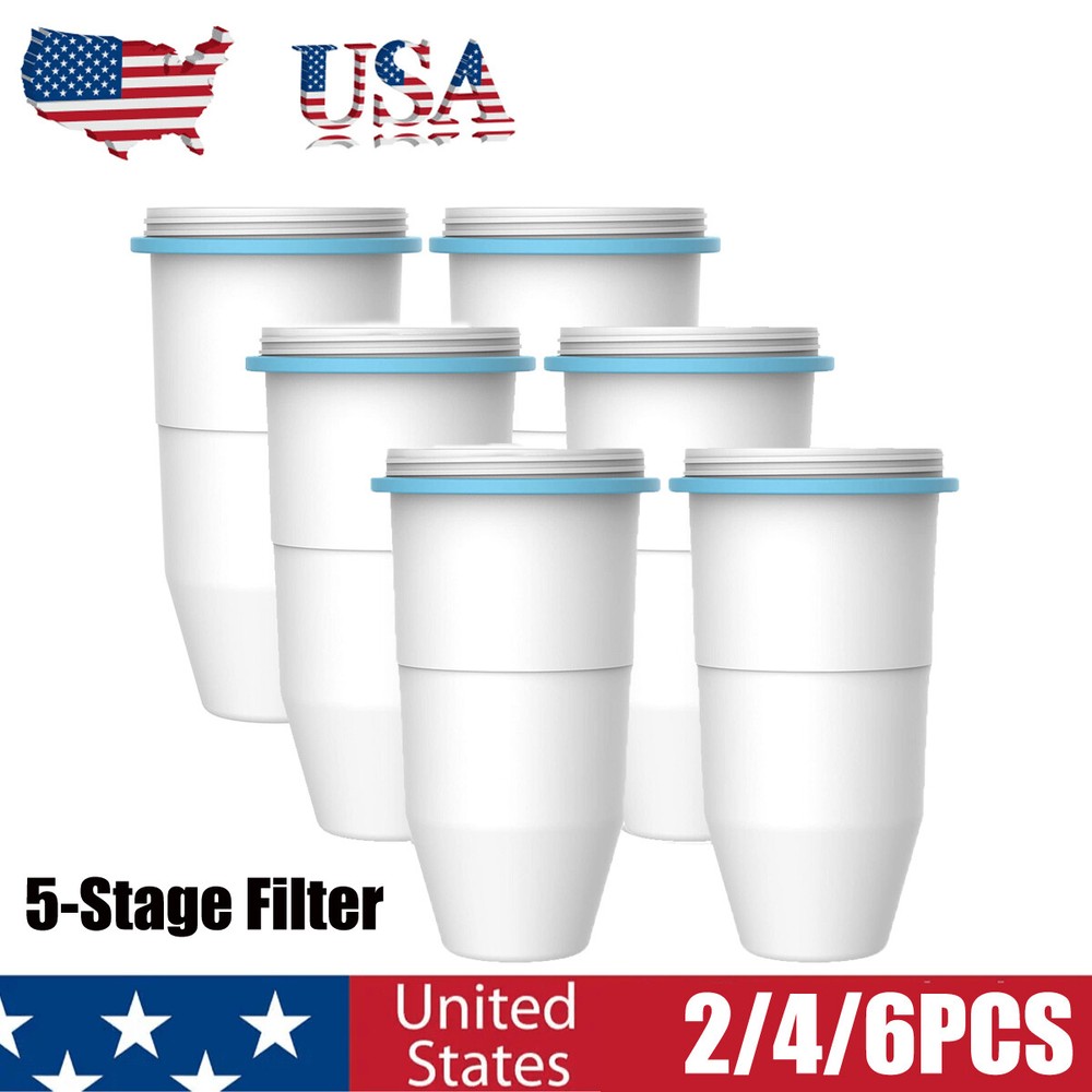 For Zero Water Cartridge Filter 5-Stage Filter Pitchers Dispensers Water Filter