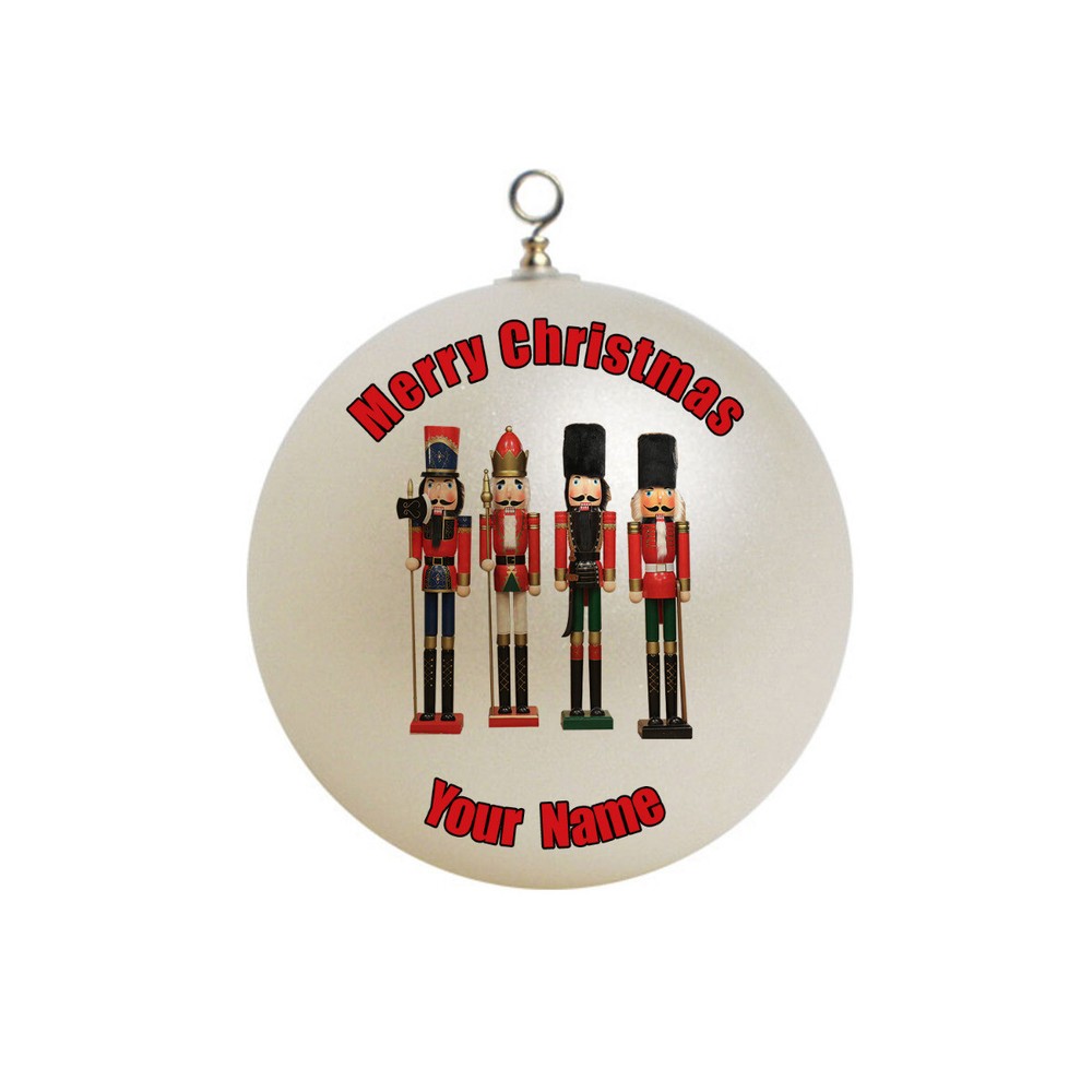Personalized  British guards soldier nutcracker Ornament Christmas 5