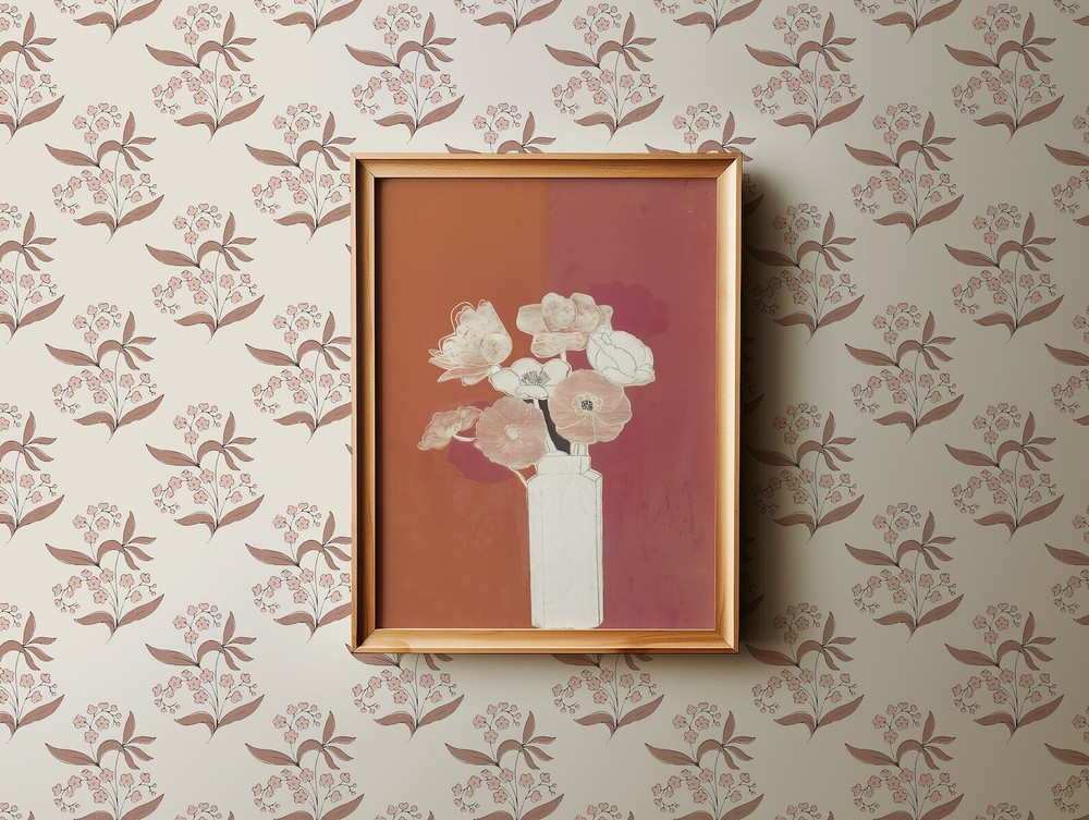 Cottage Core Decor Floral Abstract Wall Art Botanical Art Home Decor Gallery