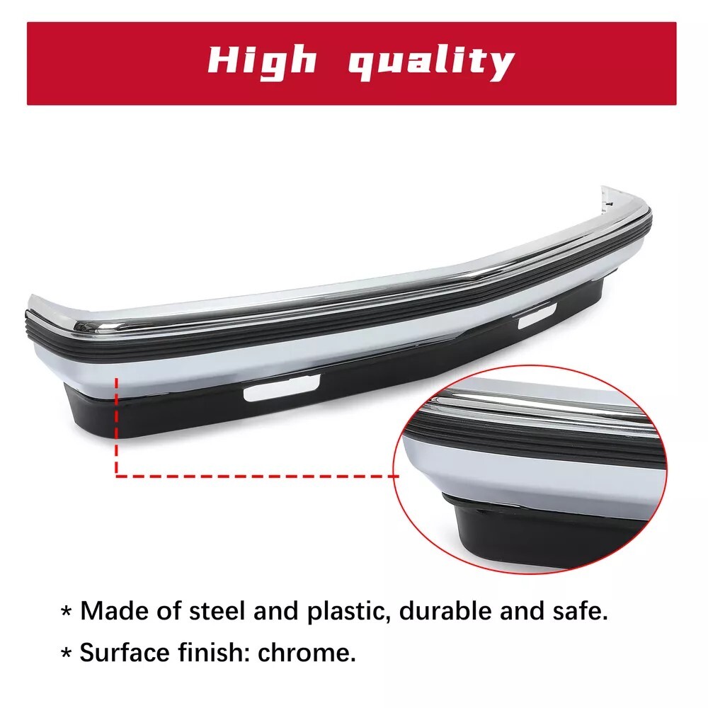 Bumper Face Bar Trim Air Deflector For 1988-2000 Chevy Suburban GMC C1500 K1500