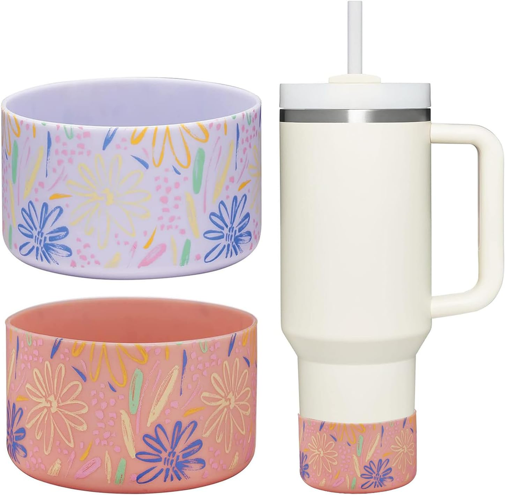 2 Pcs Tumbler Bottom Protector Boot for Stanley Quencher Adventure 40Oz & Stanle