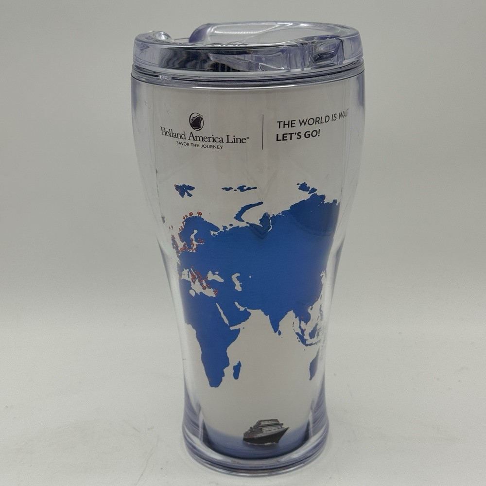 Holland America Cruises Whirley Soda Package Coca Cola Drink Cup HAL W Lid