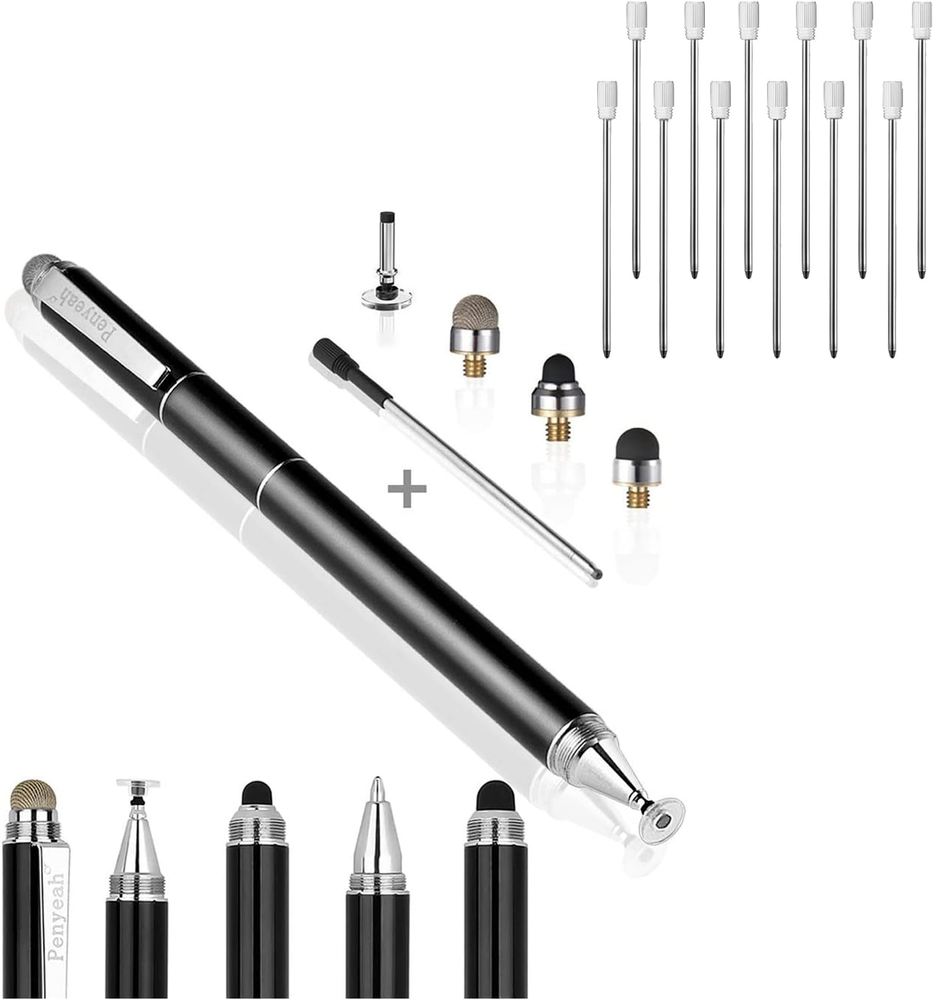 Universal 4-in-1 Stylus Pen for Touch Screens with High Precision