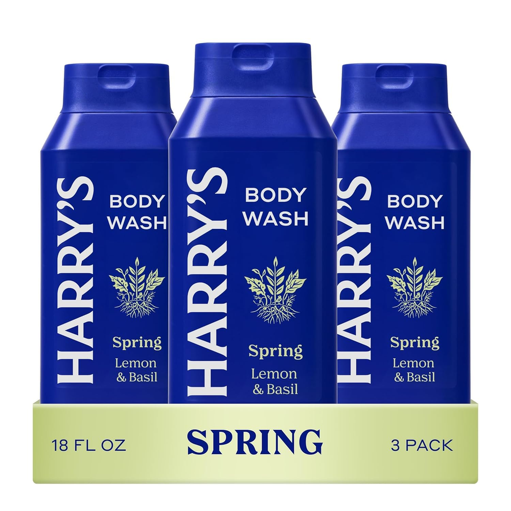 Men'S Body Wash - Spring - (3 Pack) 18 Fl Oz - Shower Gel for Men - No Parabens,