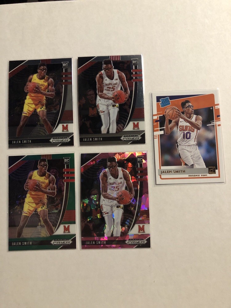 Lot of 5 Jalen Smith Basketball NBA Cards Maryland Phoenix Suns