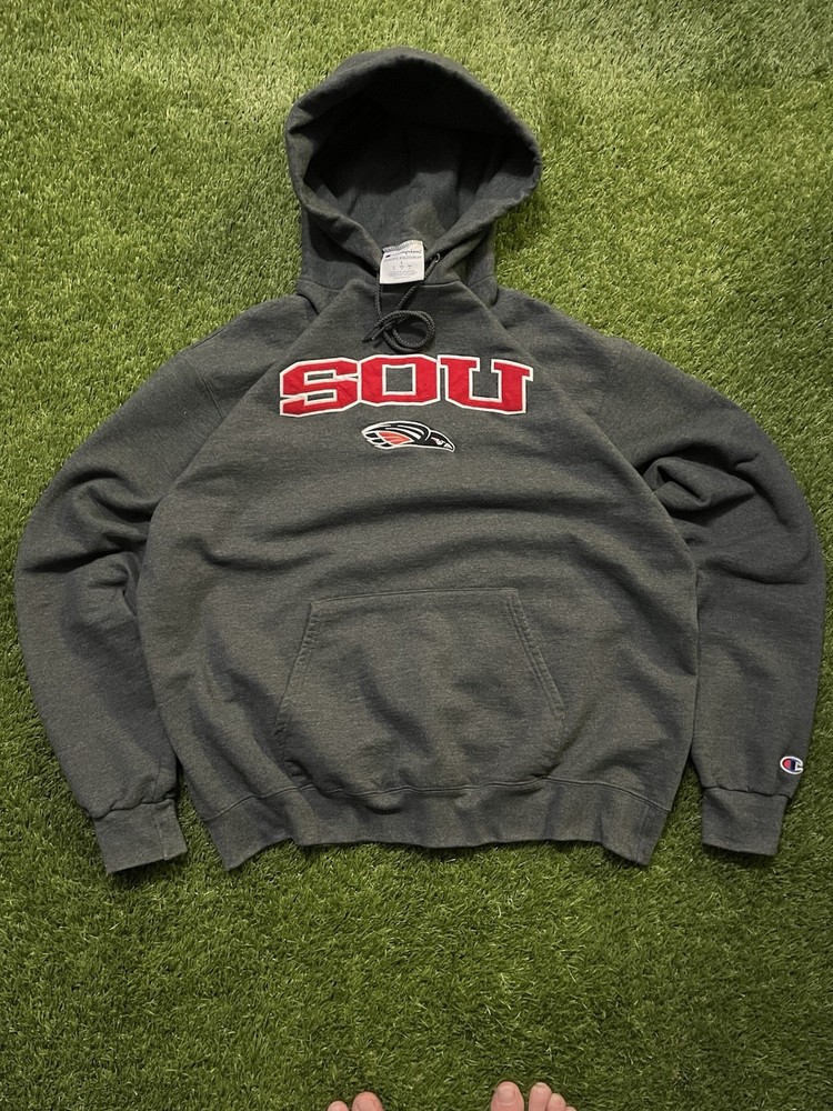Y2K Champion Southern Oregon Vintage Hoodie in Size Large