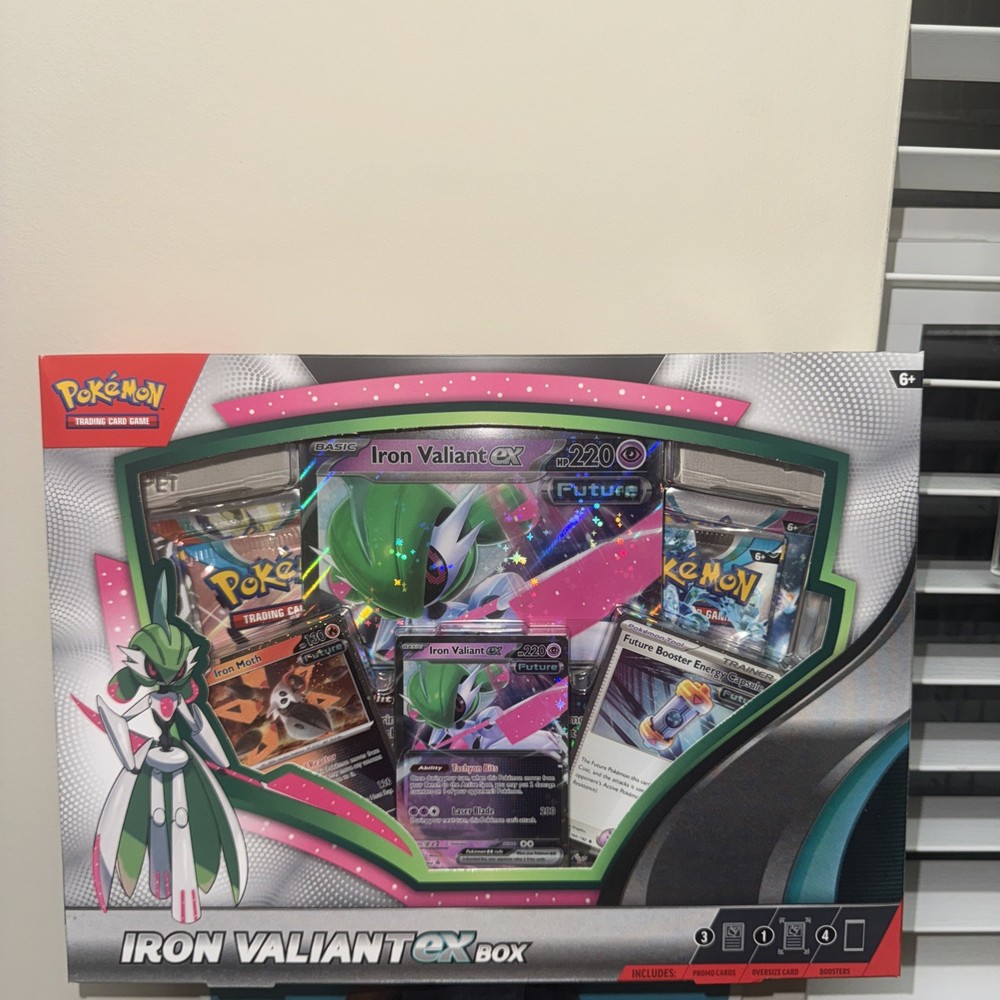 POKEMON TCG IRON VALIANT ex BOX SET FACTORY SEALED NEW