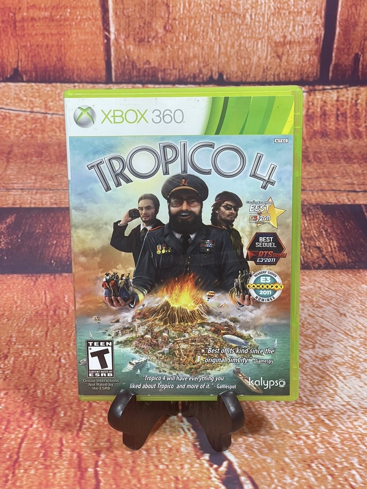 Tropico 4 (Microsoft Xbox 360, 2011) No Manual | Tested