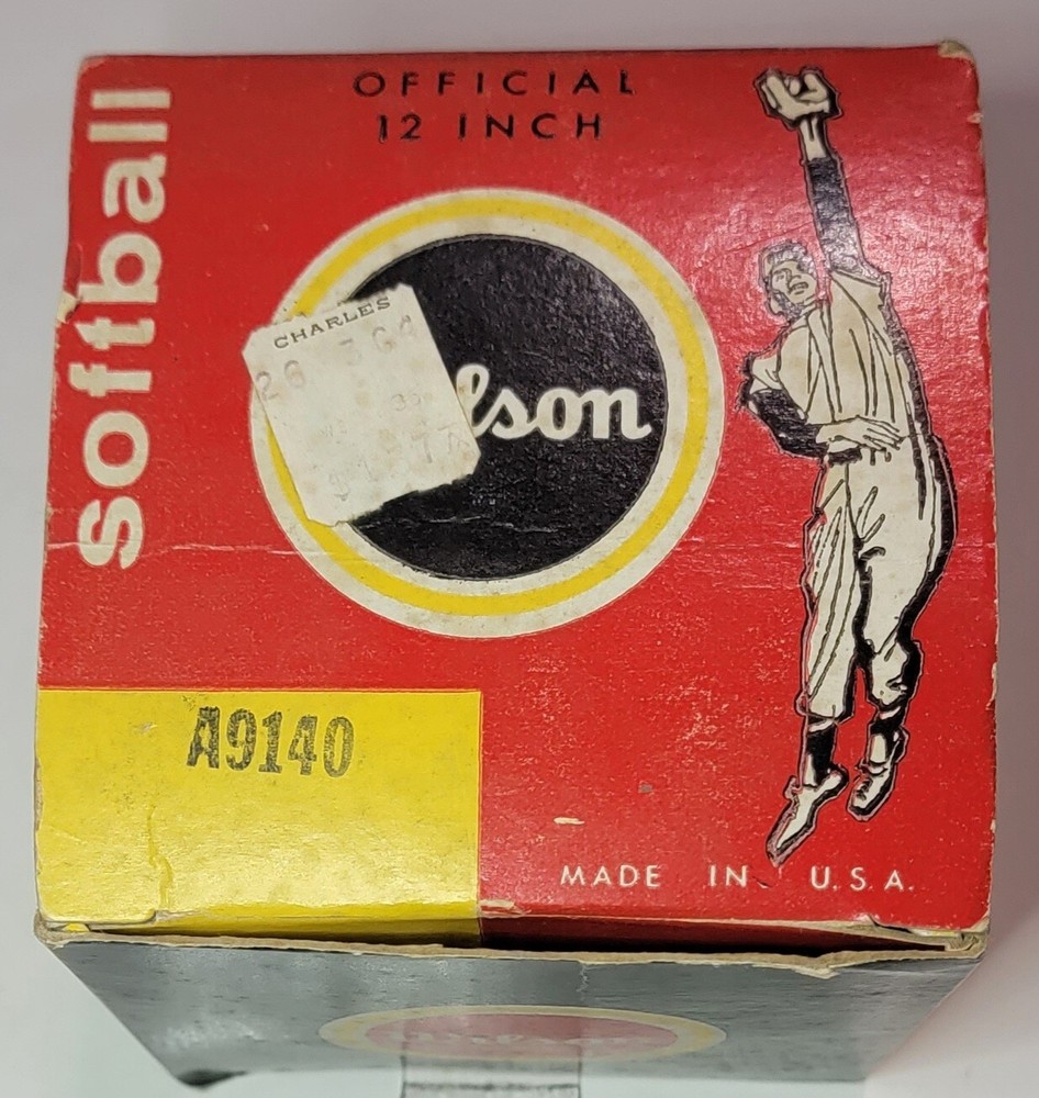 Wilson Official Professional Softball A9140 Vintage Sports Equipment w/ Box NEW