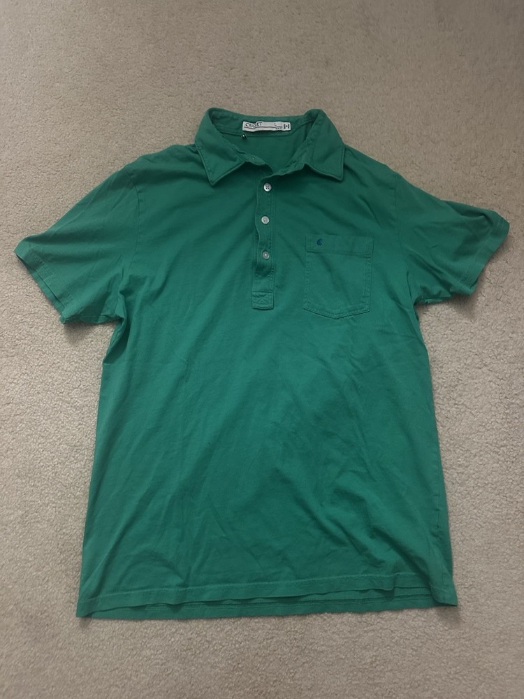 Criquet Green Polo Size Large