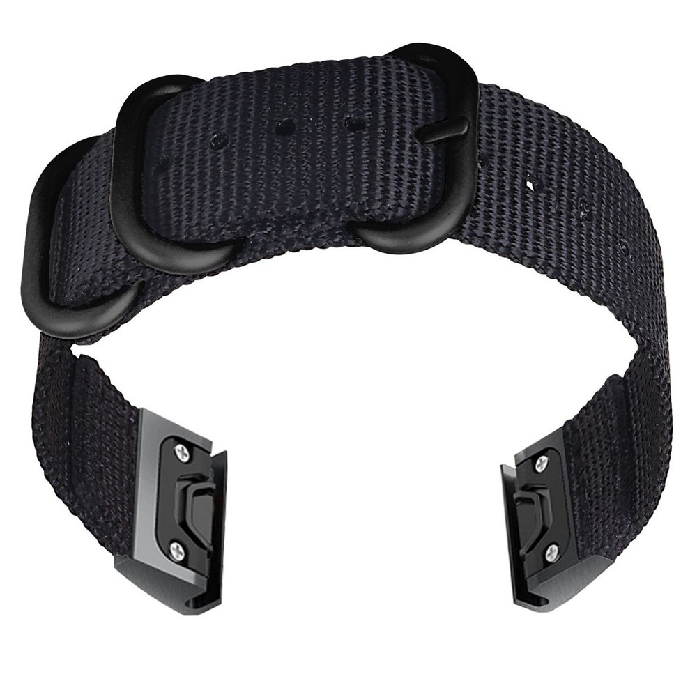 22mm Nylon Watch Wrist Band Strap Belt For Garmin Fenix 5 5X 3/3HR Instinct B