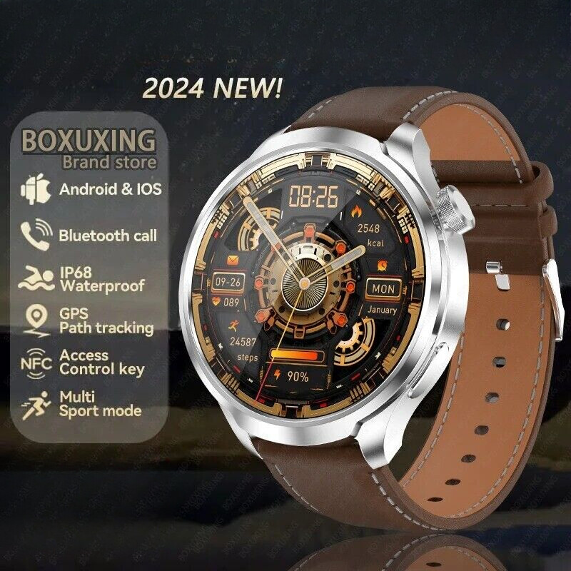 2024 Waterproof Outdoor Sports Smartwatch with Heart Rate GPS Bluetooth Calling