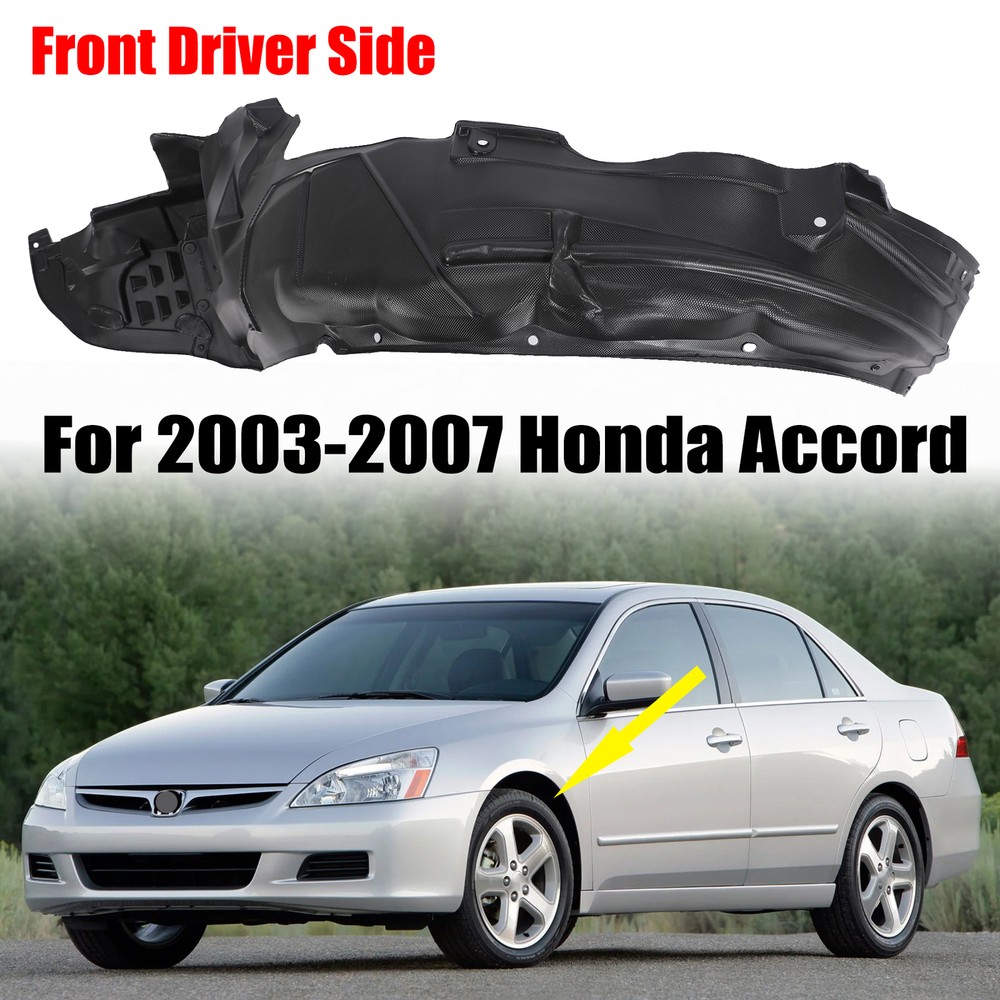 2003-2007 Honda Accord Front Left Driver Side Splash Shield 74151SDAA00