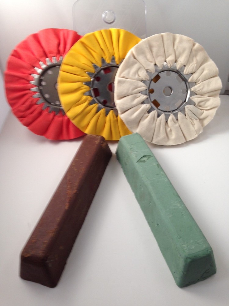 Buffing wheel and Polishing kit (5 + 1) for a Limited Time +1 FREE white wheel-image