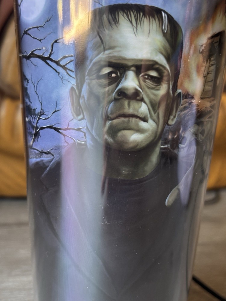 Spirit Halloween Universal Monsters Frankenstein Vintage Tumbler Travel Cup