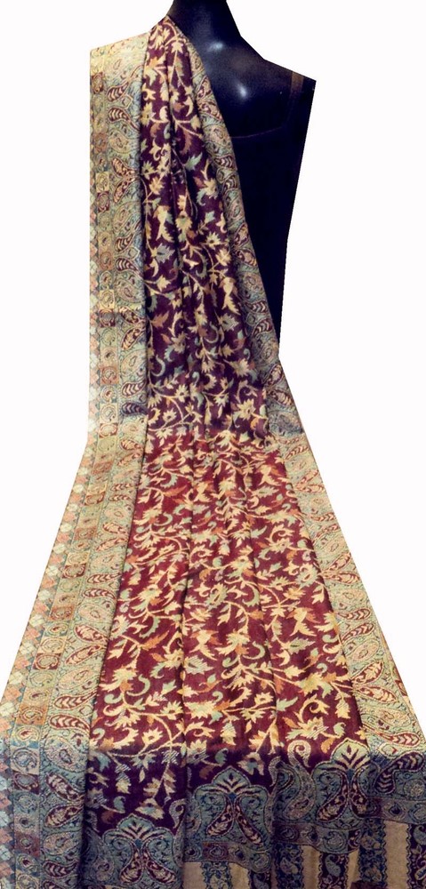 Valentine's Day Oversized Silk Scarf Wrap Shawl Stole or Table Throw  -image