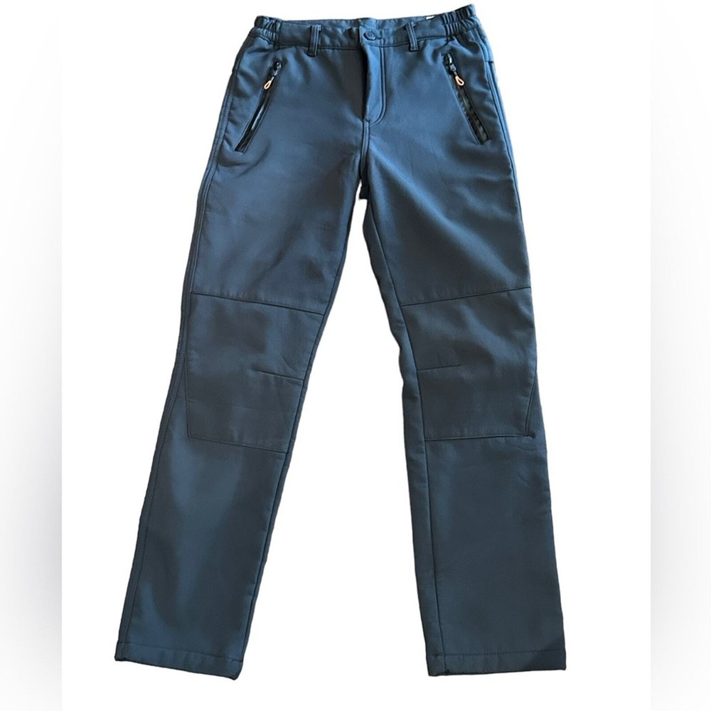 Ladies No Brand Gray Fleece Lined Hiking Pants Size 29