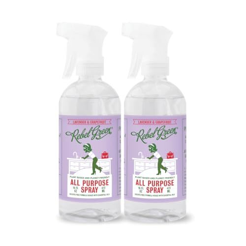 Natural All-Purpose Cleaning Spray - Essential Oil Multi-Surface Cleaner - Ki...