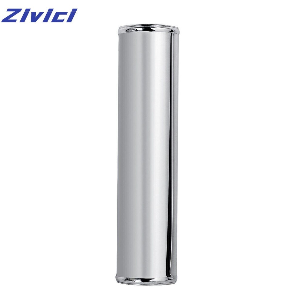 2.5 in 64mm Straight Intercooler Pipe Air Intake Hose Aluminum Tube Silver 24