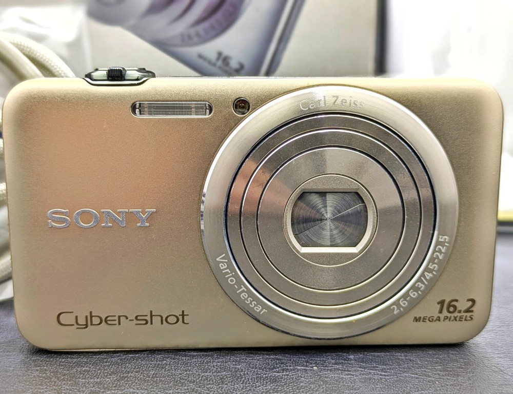 NEAR MINT SONY Cyber-shot DSC-WX30 Gold Digital Camera Japan Import