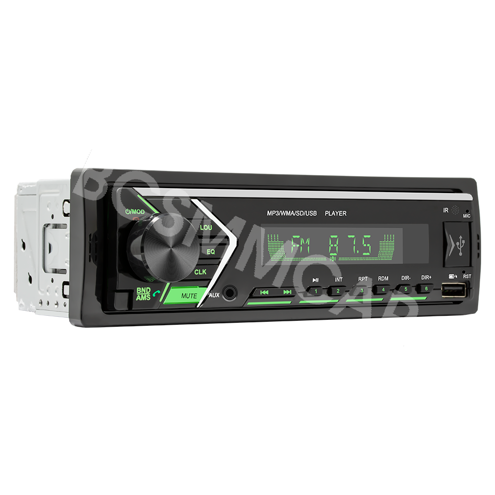 In-Dash Car Stereo Radio with MP3 Player FM USB TF Aux and Colorful Lights