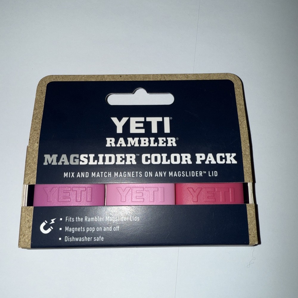 YETI OEM Rambler MagSlider 3 Pack – Harbor Pink Power Pink Prickly Pear  
