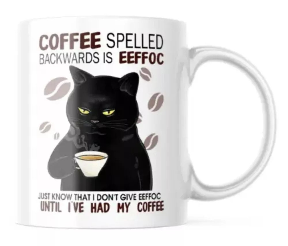 EEFFOC Is Coffee Backwards - Funny Coffee Cup - MixNMatch Sale - 11oz 15oz Mug