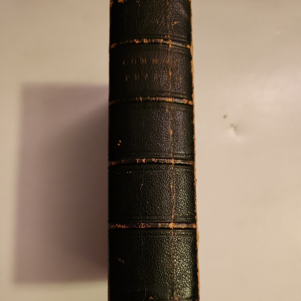 1867 Book of Common Prayer Small Leather HC Episcopal Church Protestant