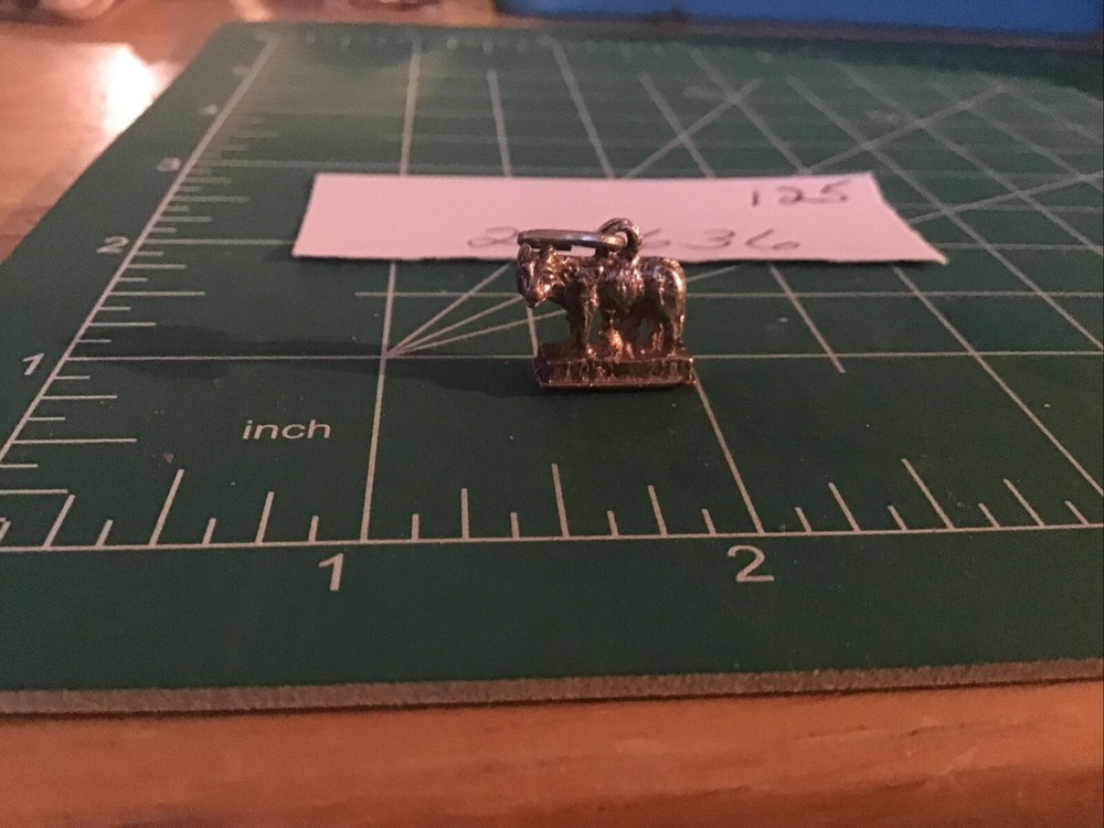 Romulus and Remus Roman Wolf Myth Sterling Silver 3D Charm Pendant