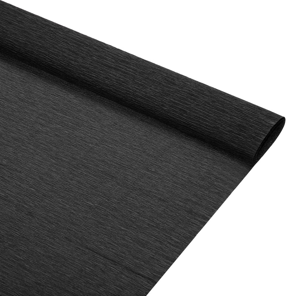 Black Crepe Paper Roll - 20 Inch x 8 Feet / 1 Roll